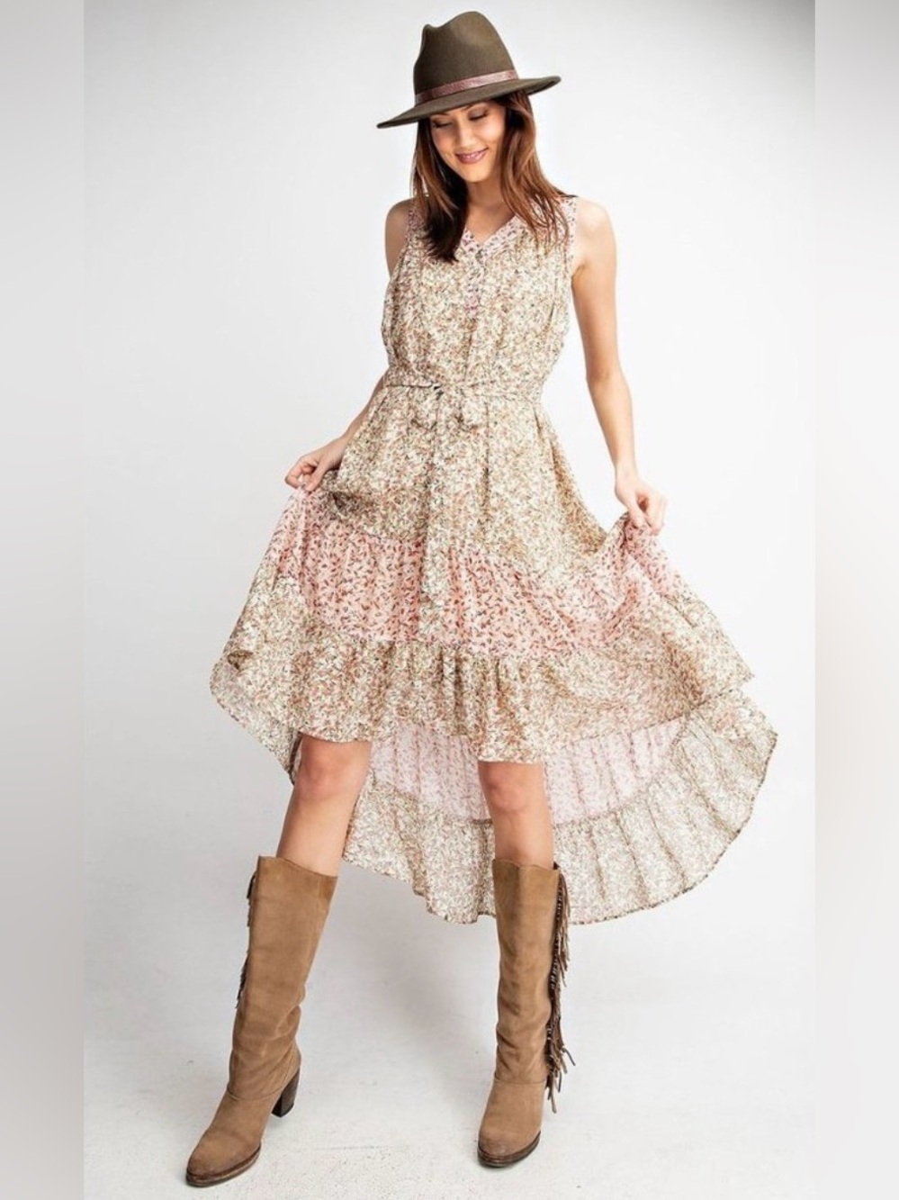 Easel MALAGA DRESS midi dress